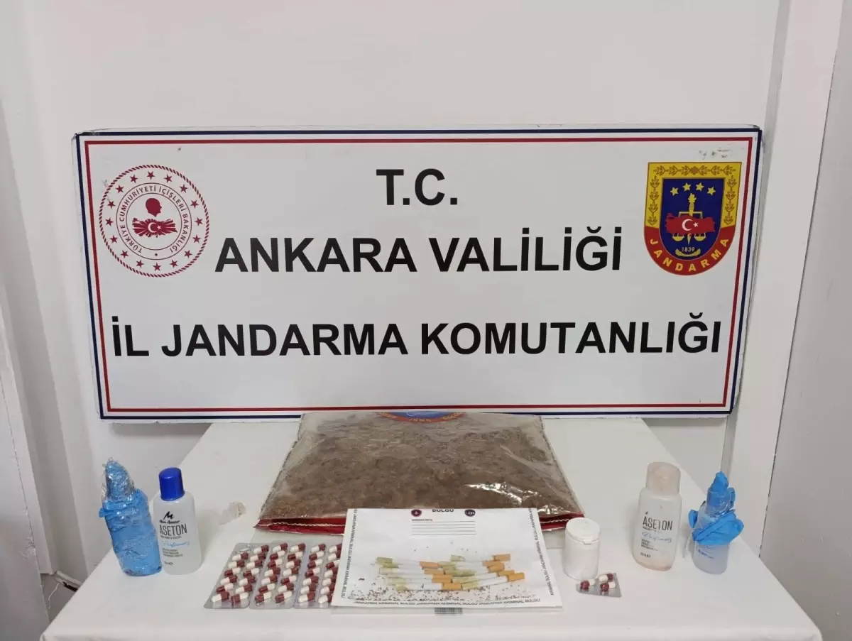 Ankara’da Jandarma’nın 1,2 kg Uyuşturucu Operasyonu