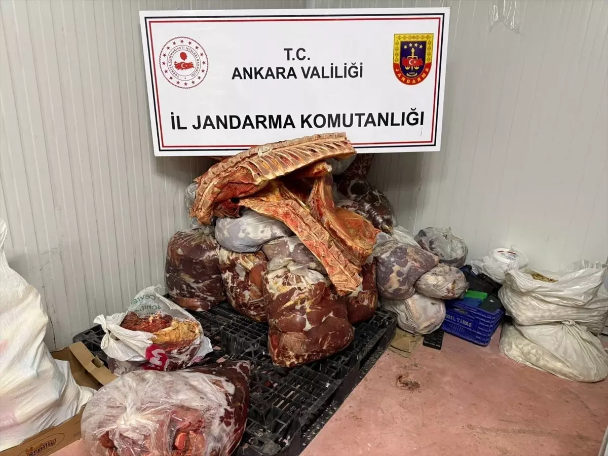 Polatlı’da 11 Ton Sahte Et ve 20 Bin Etiket Ele Geçirildi