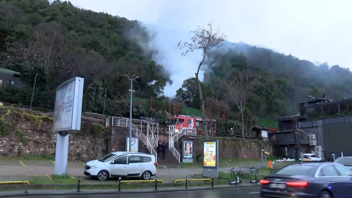 Beşiktaş’ta Restoran Müstakil Bölümünde Çıkan Yangın Hızla Kontrol Altına Alındı