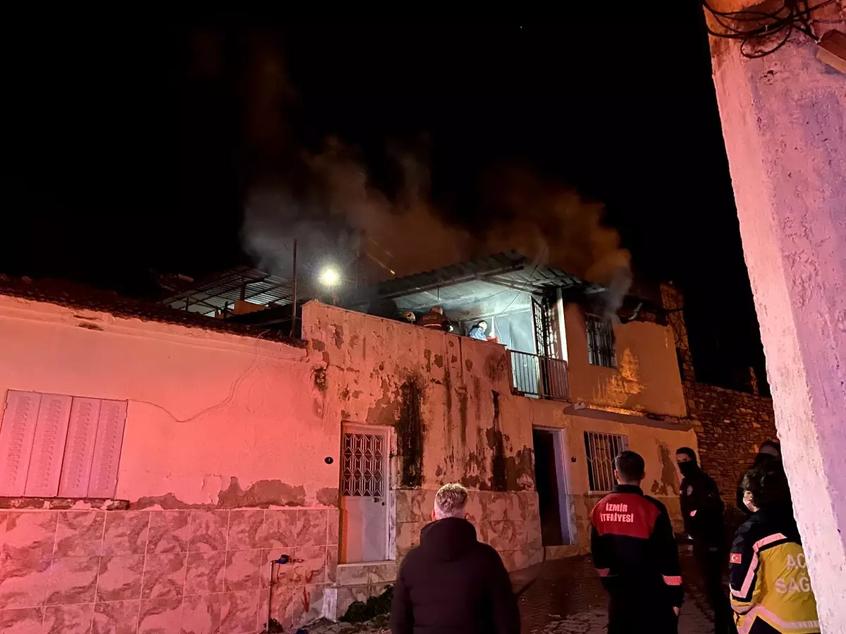 İzmir Tire'de 89 Yaşındaki Kadının Ölümüne Neden Olan Ev Yangını