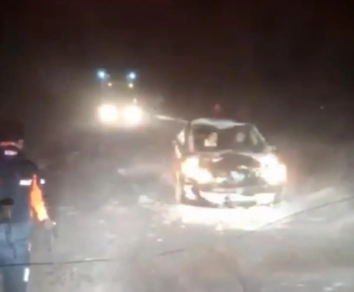 Kars'ta Şiddetli Kar Fırtınası Sonrası 9 Kişi Güvenli Şekilde Kurtarıldı