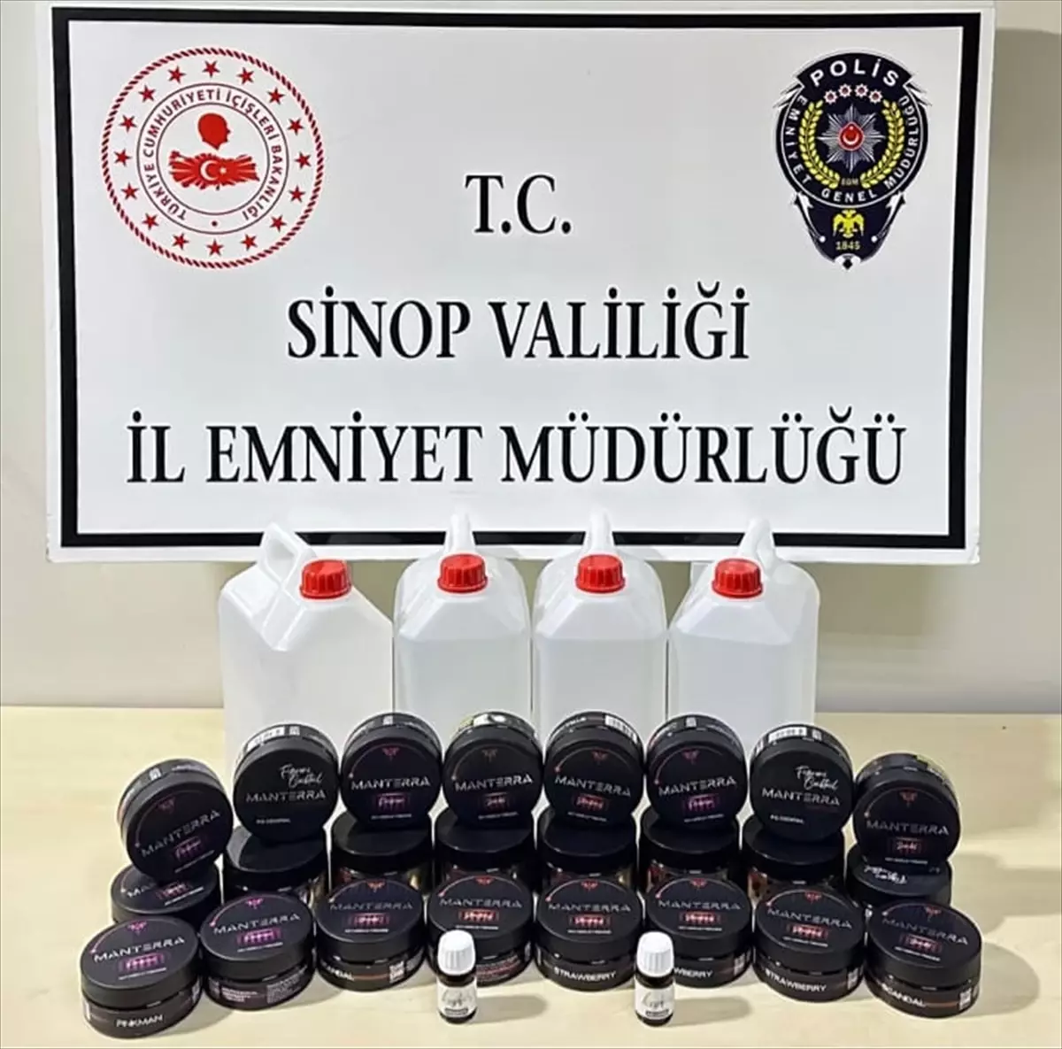 Sinop'ta Kaçak İçki ve Tütün Operasyonu Sonuçlandı