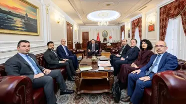 Bakan Yılmaz Tunç ve Mısır Büyükelçisi bir arada