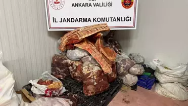 Polatlı’da ele geçirilen gıda ürünleri