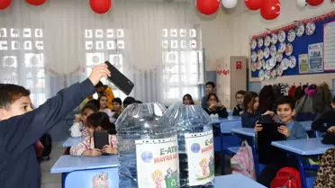 E‑atık toplama etkinliği fotoğrafı