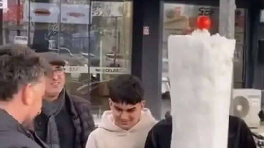 Kardan döner ikramının fotoğrafı