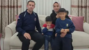 Cezaevi personelinin yardım ettiği an