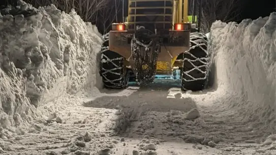 Elazığ’da açılan köy yollarından birinin görüntüsü