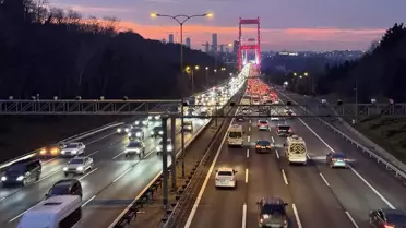 İstanbul trafiğinde yoğunluk haritası