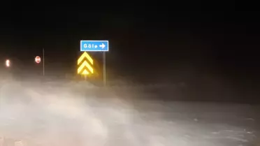 Kars‑Göle kara yolunun açılış görüntüsü