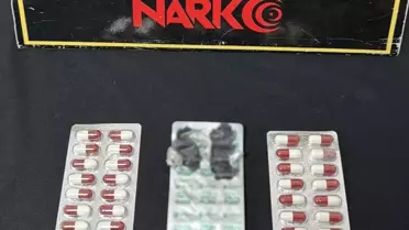 Operasyon sırasında ele geçirilen uyuşturucu maddeler