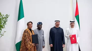 Nijerya-BAE ticaret rotası haritası