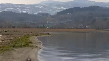 Sapanca Gölü'nün güncel su seviyesi ölçümü