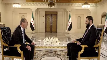 Şara’nın Irak TV ile yaptığı röportaj anı