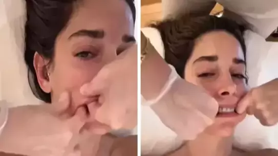 Buccal masaj uygulaması