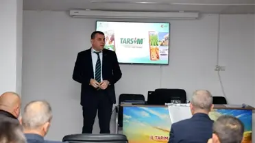 TARSİM toplantısında sunum yapan yetkili