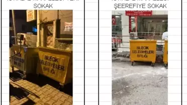 Yeni çöp konteynırı fotoğrafı