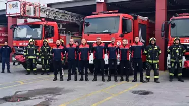 Kayseri OSB İtfaiyesi yangın müdahalesi görsel