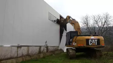 Yıkım sürecindeki Nilüfer ilçesi görüntüsü