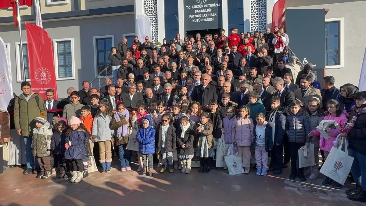 Patnos’ta 5.780 m² Kapasiteyle Modern Kütüphane Açıldı