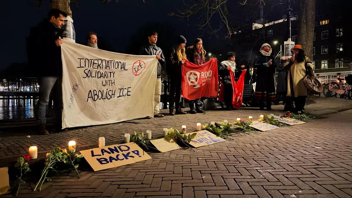 Hollanda’da ICE’ye Karşı Geniş Çaplı Göçmen Politikası Protestosu