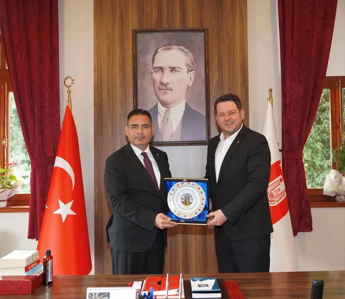 Başsavcı Taşkoparan, Pınarhisar’da Kaymakam ve Belediye Başkanıyla Görüştü