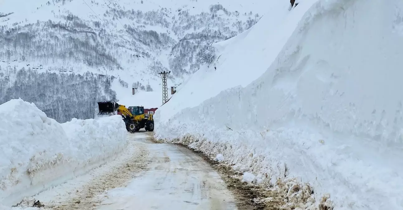 Bitlis'te Karla Kapalı Yol, Nefes Darlığı Krizini Önlemek İçin Açıldı