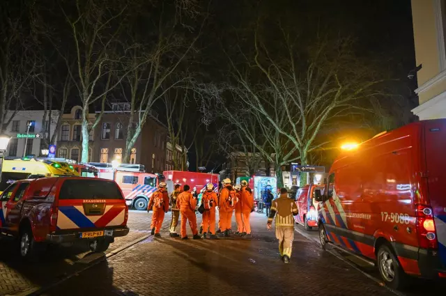 Patlama bölgesindeki hasar fotoğrafı