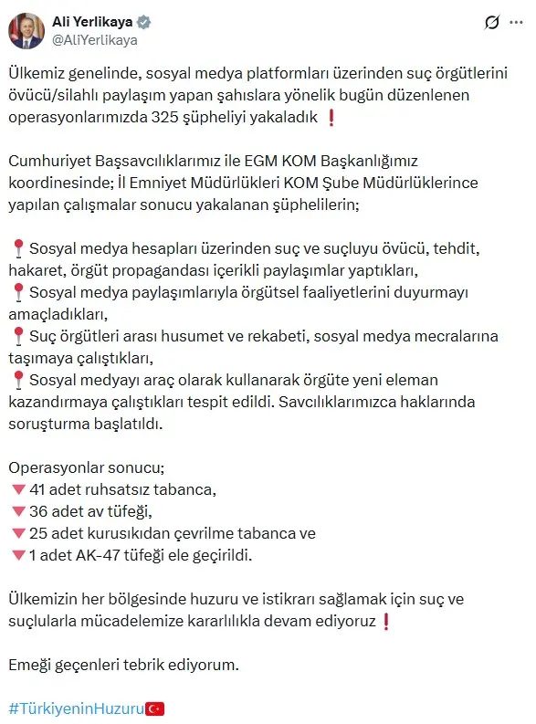 Operasyon sahasından bir görüntü