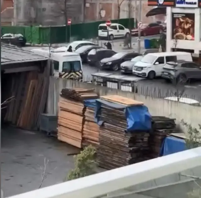 Polis ekipleri olay yerinde