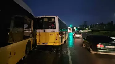 Kazanın gerçekleştiği sokakta üç IETT otobüsü