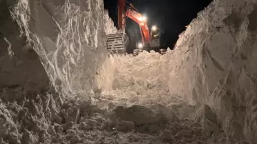 Karla kaplı Doğu Anadolu yolları