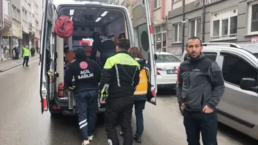 Kütahya’da trafik kazası sonrası ambulans ve sağlık ekipleri