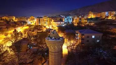 Drone görüntüsüyle Malatya Darende tarihi binalar