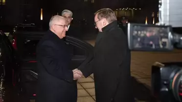 Güler ve Pistorius toplantı anı