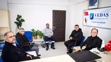 VEDAŞ tesisinde yapılan görüşme