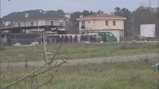 Yangın anındaki fotoğraf