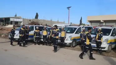 Sağlık ekiplerinin sahada hazırlık çalışması