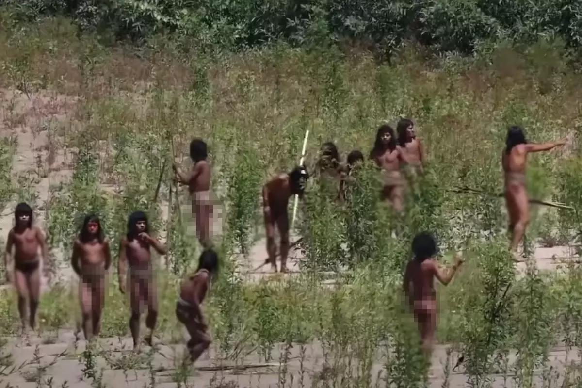 Amazon Ormanında Modern Dünyayla Teması Olmayan Kabileye İlk Yakın Görüntüler