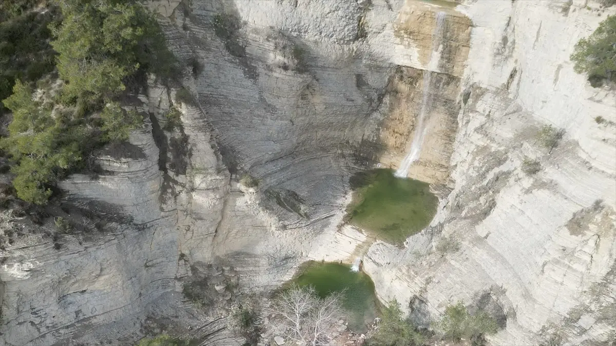 Şarlayan Şelalesi Yağışların Ardından Tekrar Akışa Geçti