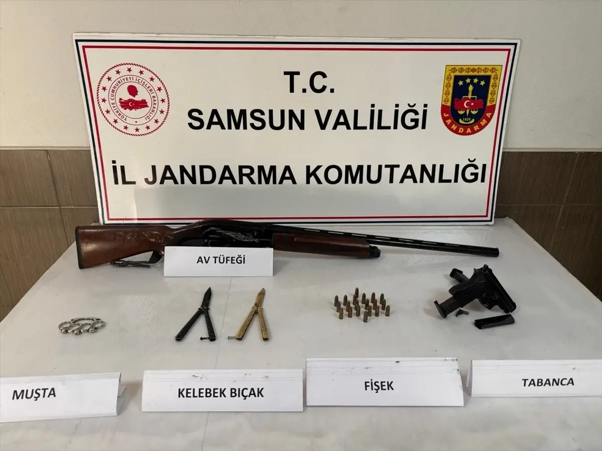 Samsun Çarşamba’da Silah Kaçakçılığı Operasyonu: 1 Şüpheli Gözaltında