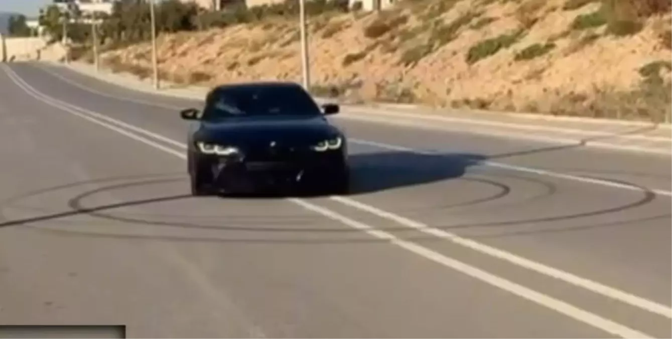 Mersin'de Drift Yapan Sürücüye 58.217 TL Ceza Kesildi