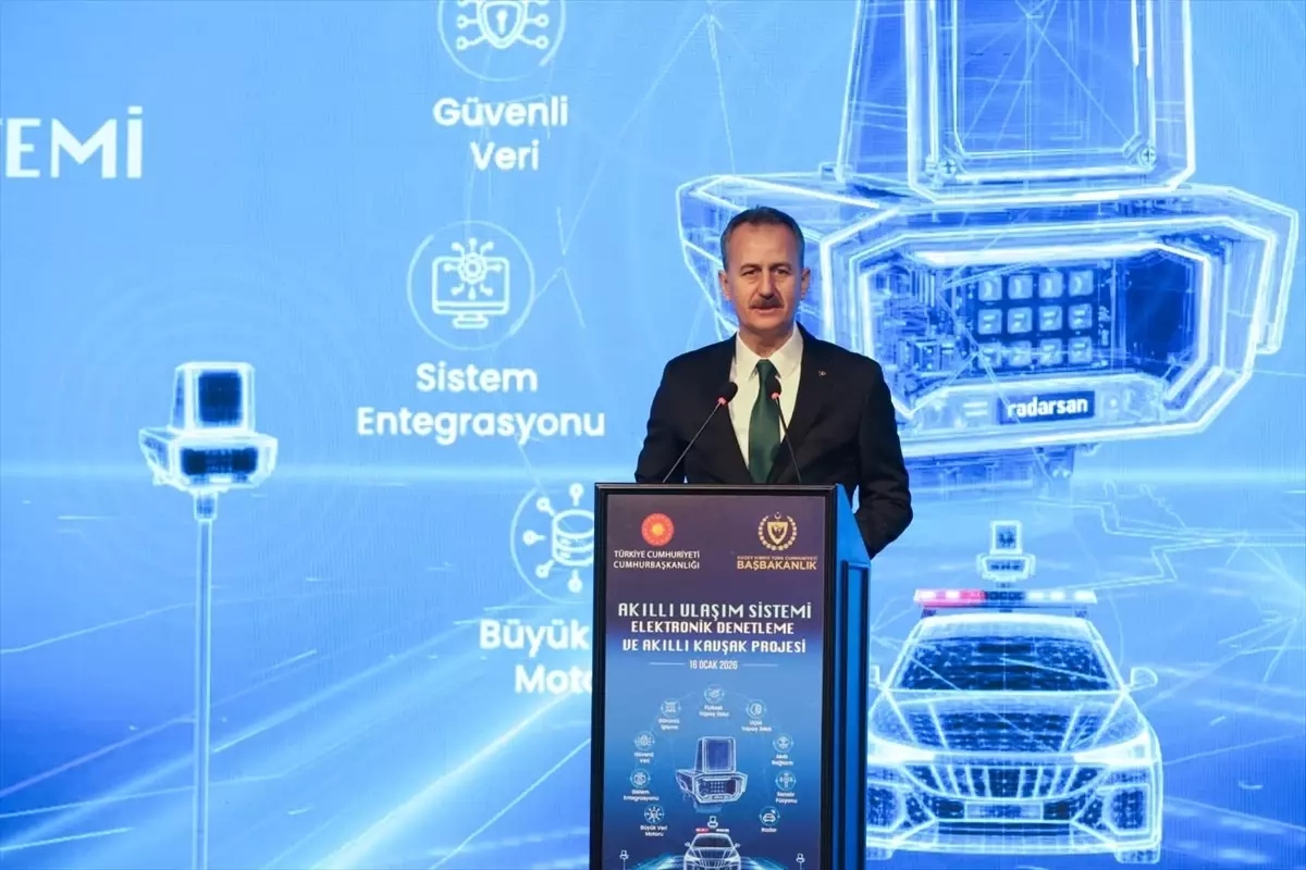 Kıbrıs’ta Akıllı Ulaşım ve Elektronik Denetleme Projesi Resmen Tanıtıldı