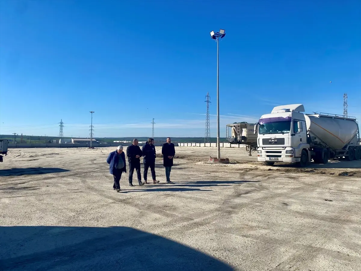 Pınarhisar’da 110 Tır Kapasiteli Yeni Tır Parkı Projesi Hız Kesmeden İlerliyor