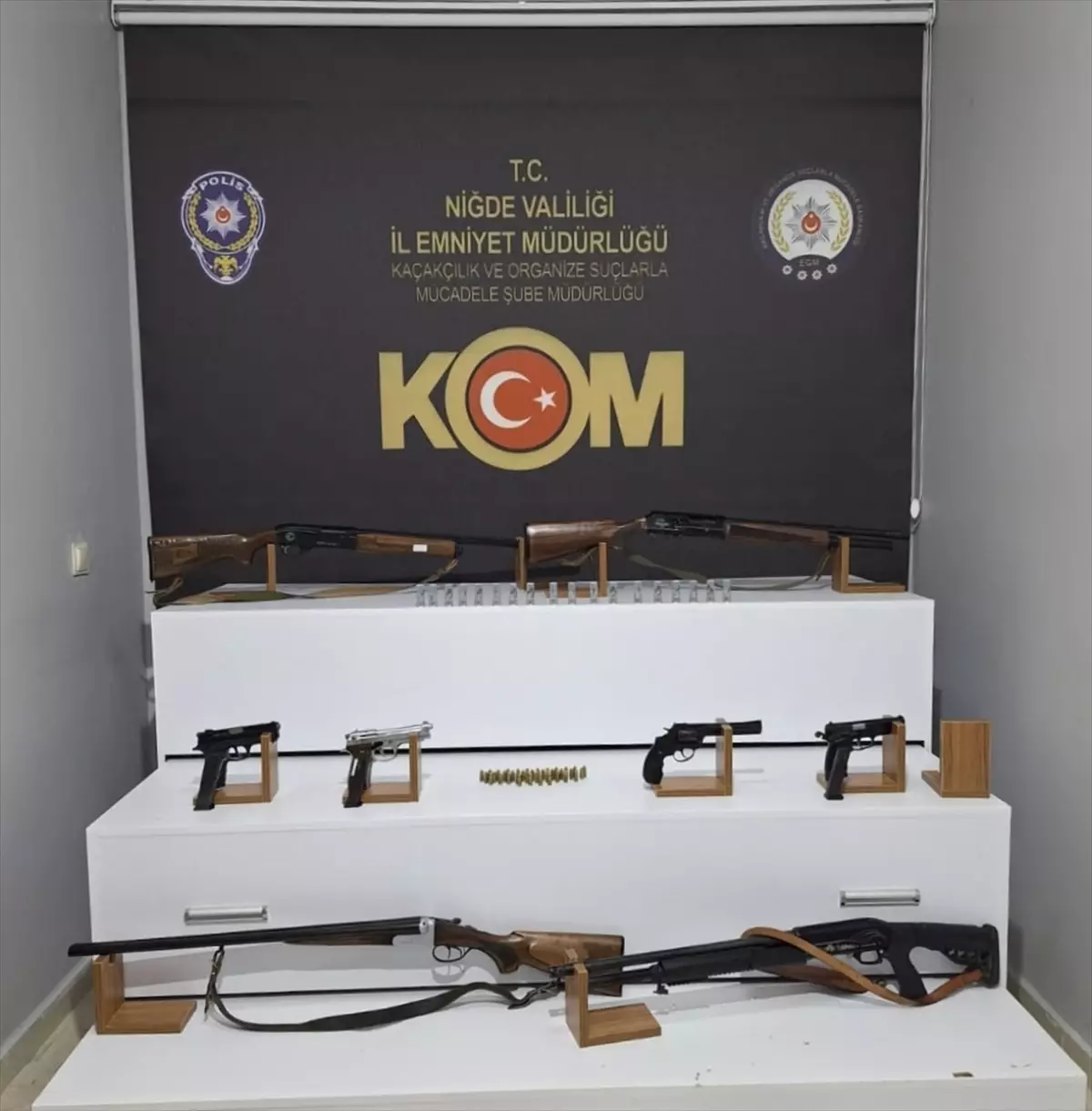 Niğde'de Bireysel Silahlanma Operasyonu: 9 Gözaltı, 1 Tutuklama