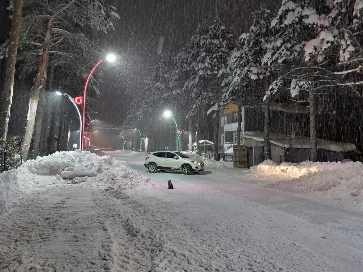 Başçiftlik’te Kar Kalınlığı 80 cm’ye Ulaştı, Kayak Merkezi 1 Metre Karla Kaplandı