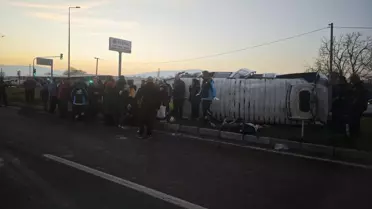 Kazanın meydana geldiği yol kesiti