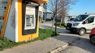 ATM soygunu anında çekilen fotoğraf