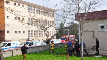 Doğal gaz kaçağı tespit edilen bina içi görüntüsü