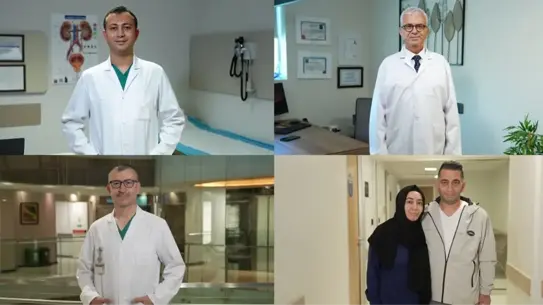 Cerrahi ekip ve böbrek nakli anı